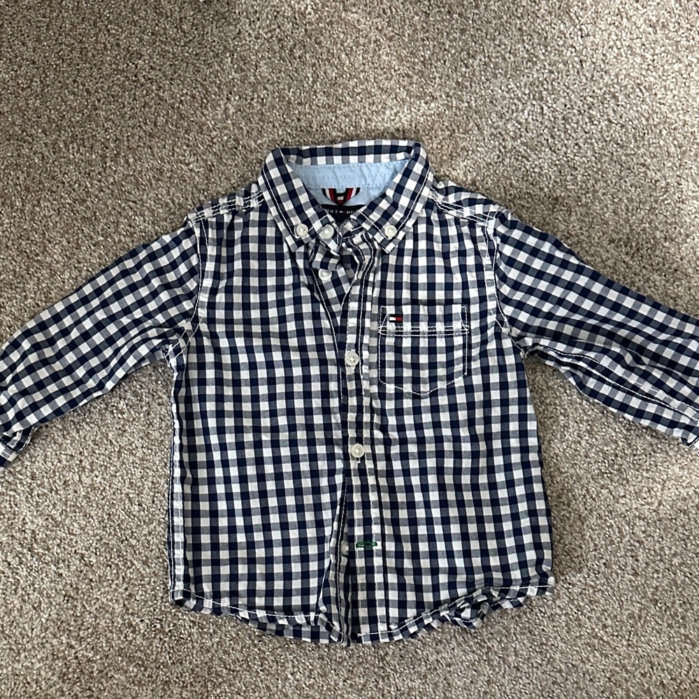 Tommy Hilfiger Kids Checkered Button-Down Shirt